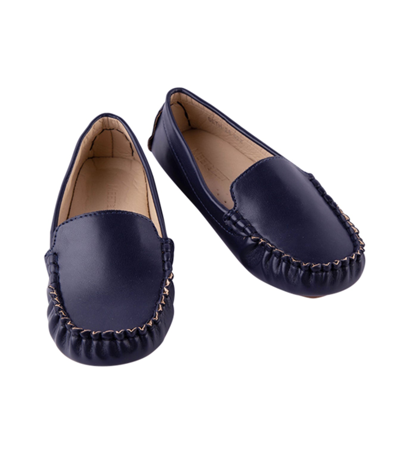 Boys navy 2025 blue loafers