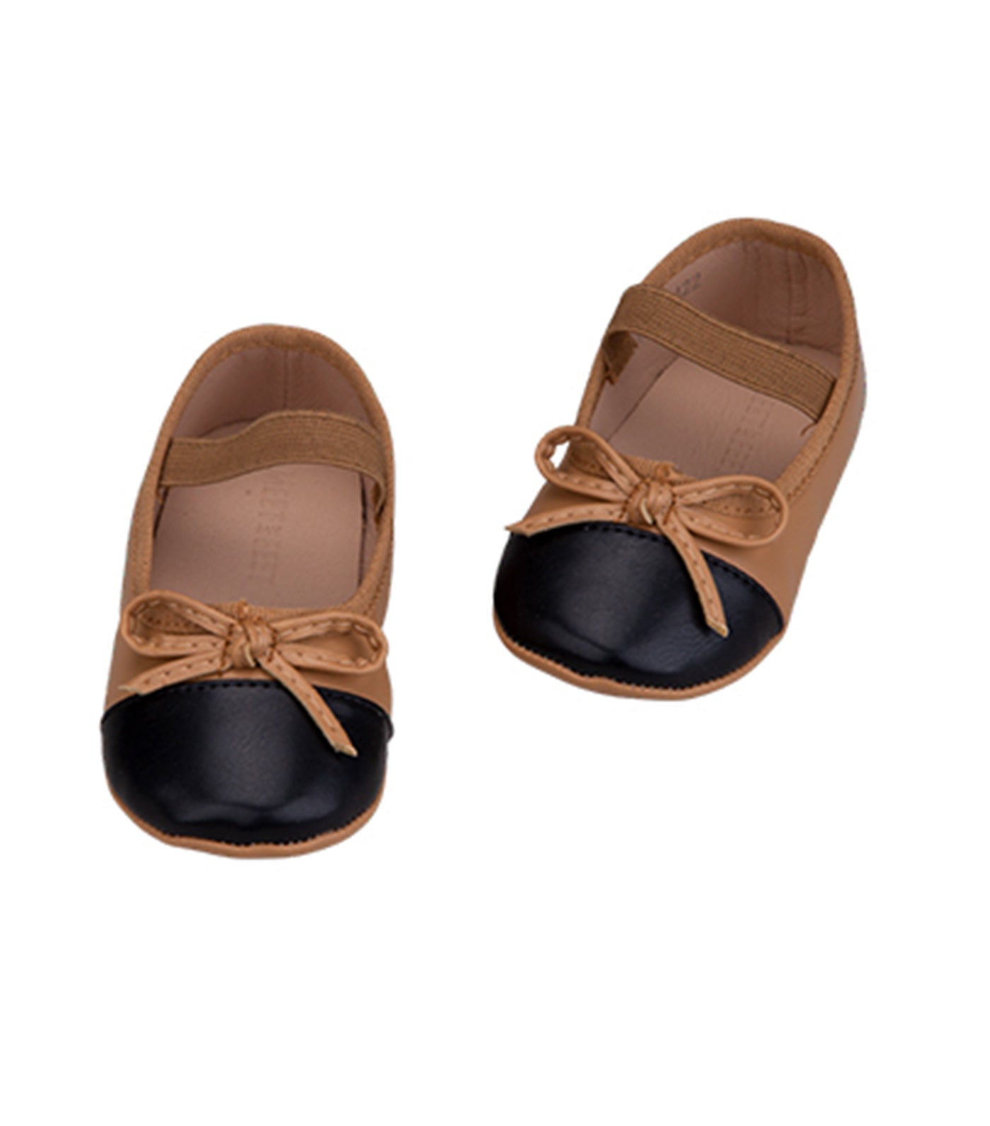 Tai Mary Janes for Toddlers and Kids - Tan and Black