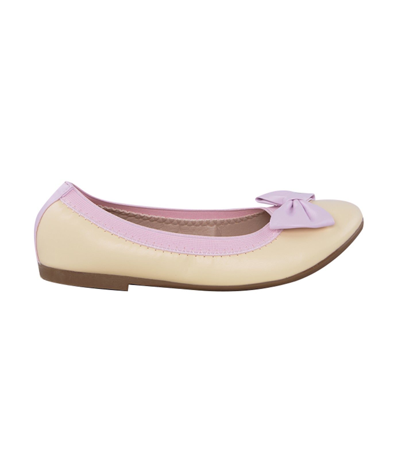Brie Kids Flats for Girls - Yellow