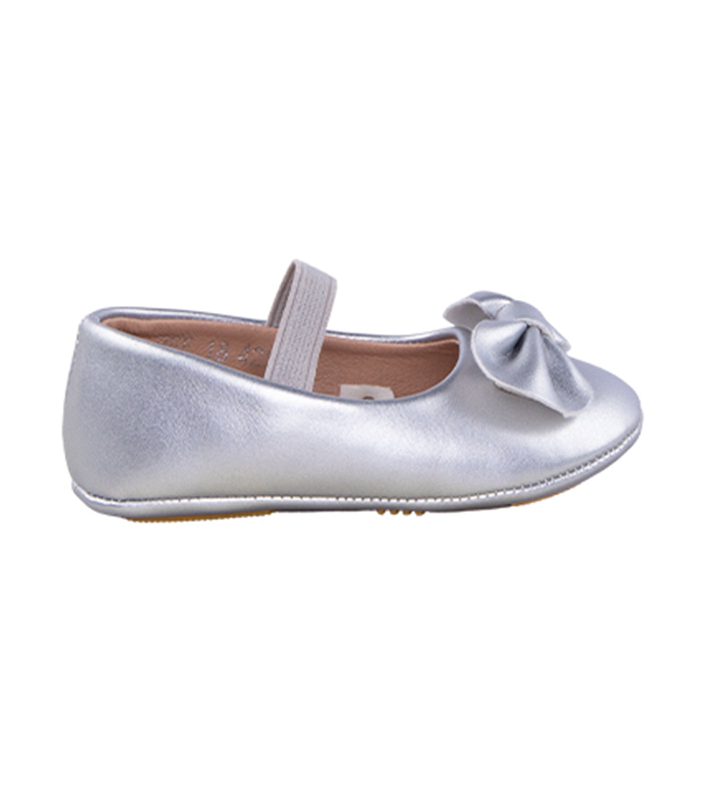 Bee 2 Mary Janes for Toddler Girls - Silver