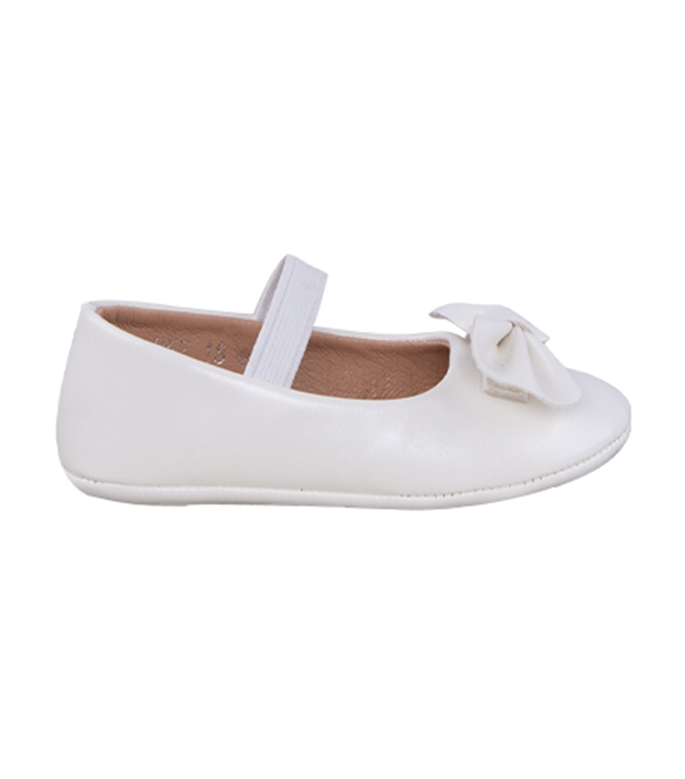 Meet My Feet Bee 2 Mary Janes for Toddler Girls White