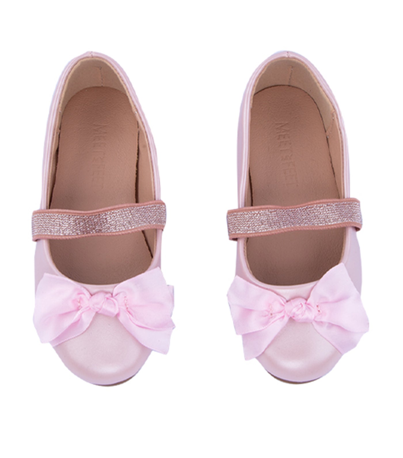 Blush Toddler to Kids Ballet Flats for Girls - Pink