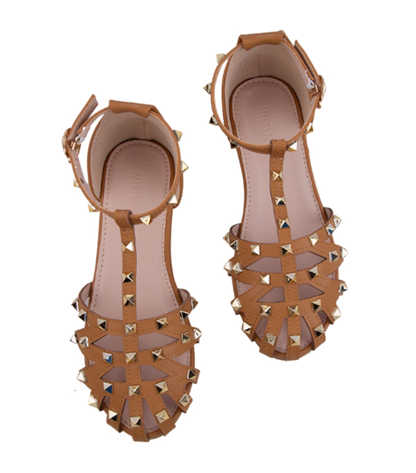 Brana Kids Sandals for Girls - Tan