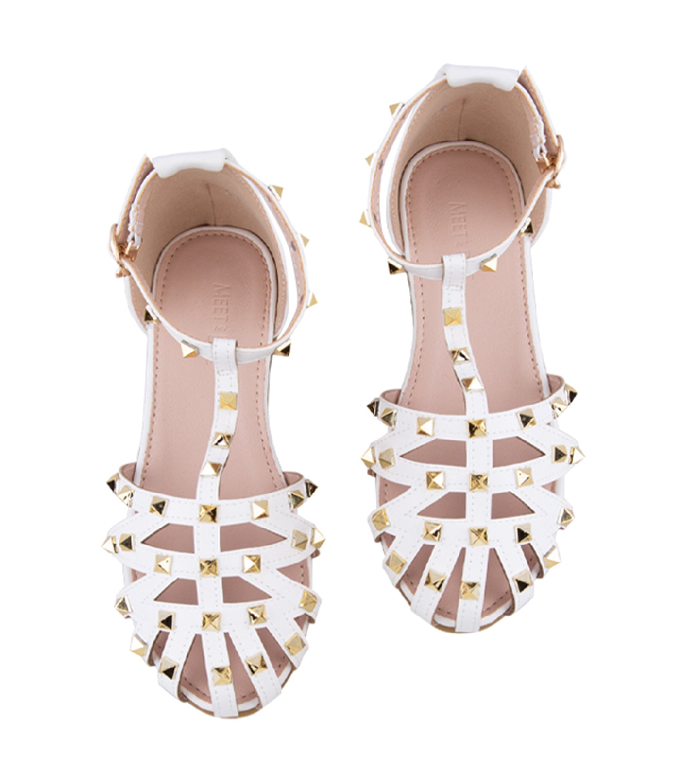 Brana Kids Sandals for Girls - White
