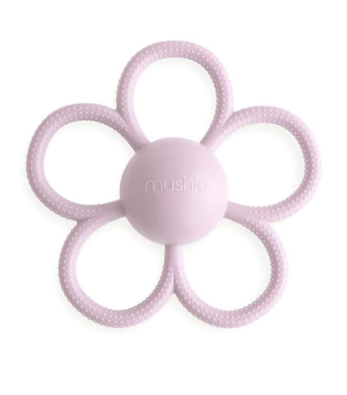 Daisy Rattle Teether Soft Lilac