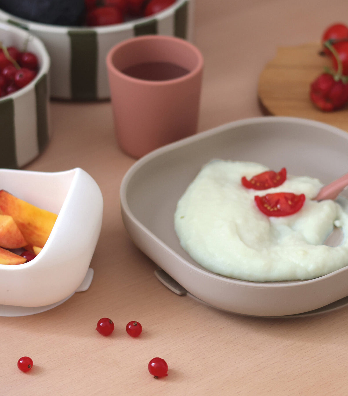 Silicone Meal Set Terracotta/Gazelle
