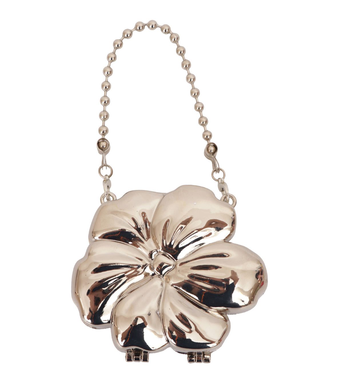 8in x 6in Flower Bag Silver