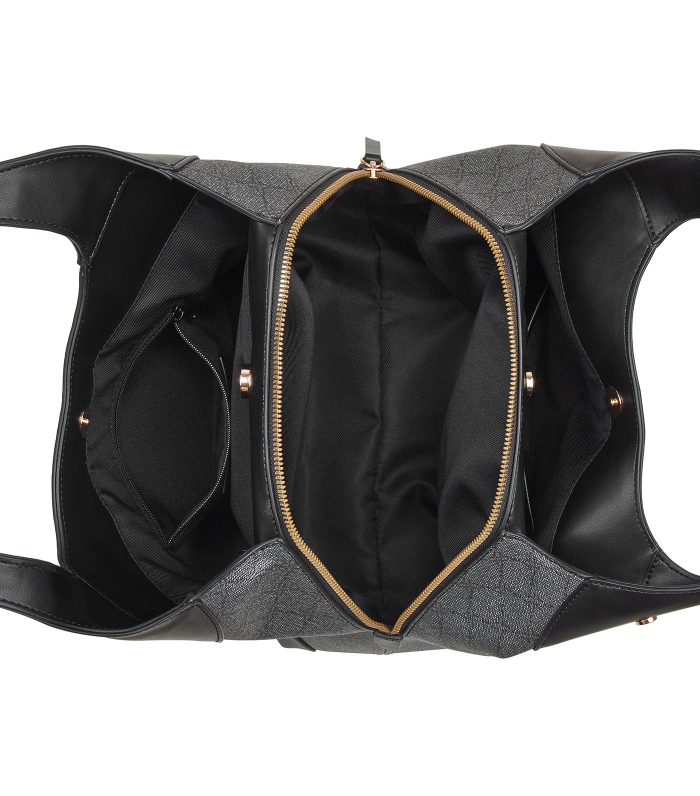 Eamon 3 Comp Shoulder Bag Onyx Lgo