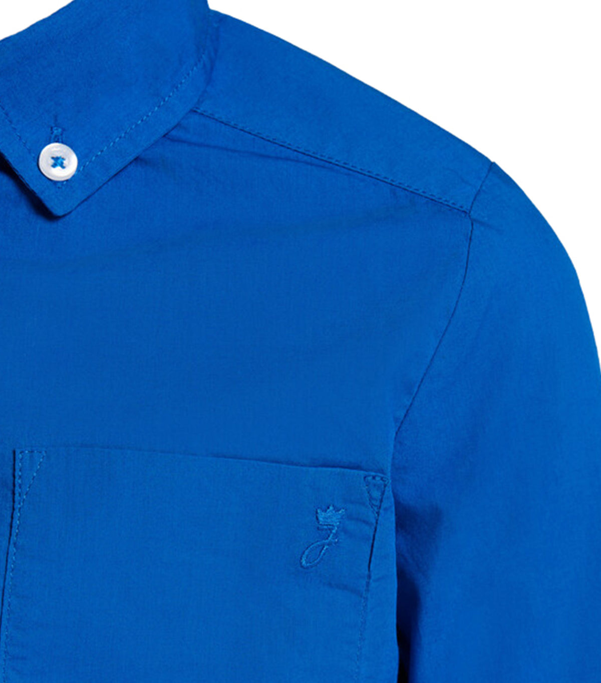 Contrebasse Longsleeve Polo Bleu Roi