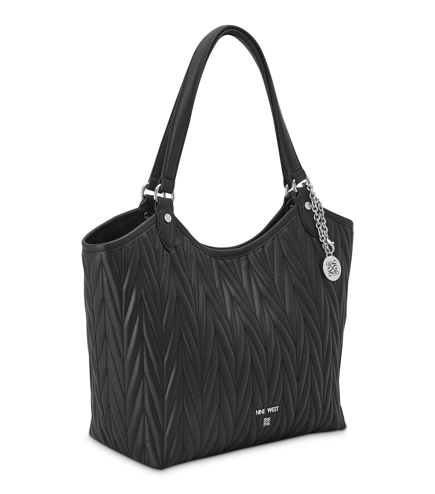 Jaslee 2 In 1 Tote Black
