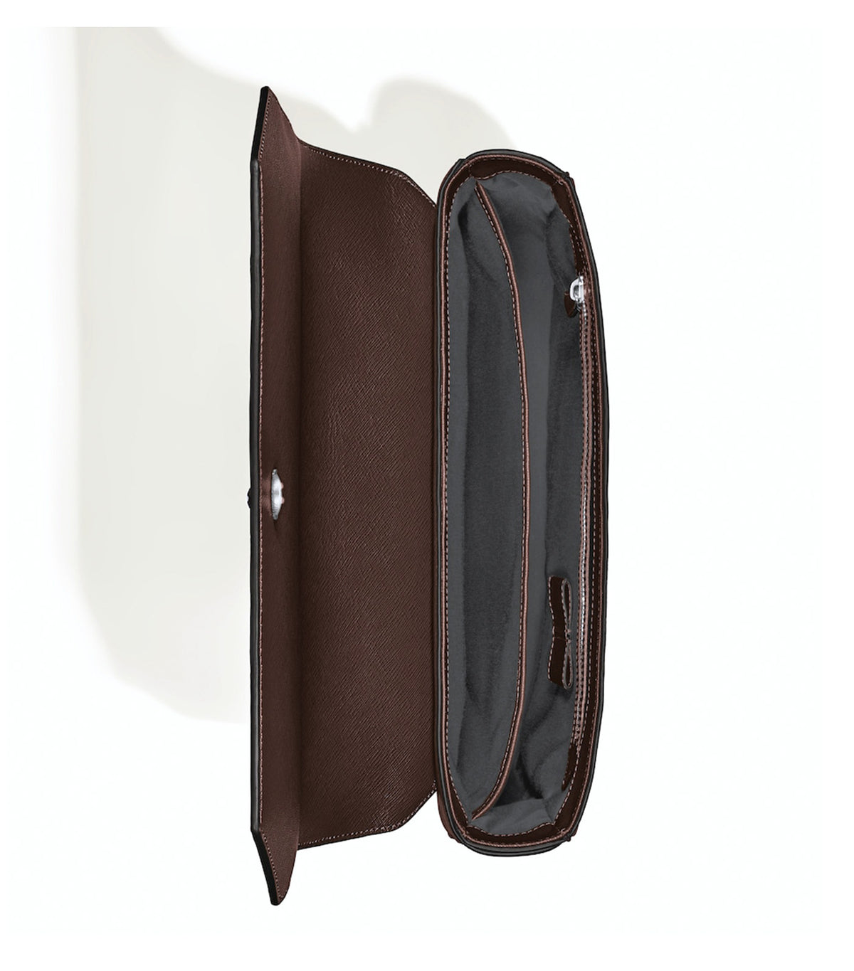Belt Messenger Bag in Sartorial Leather Brown