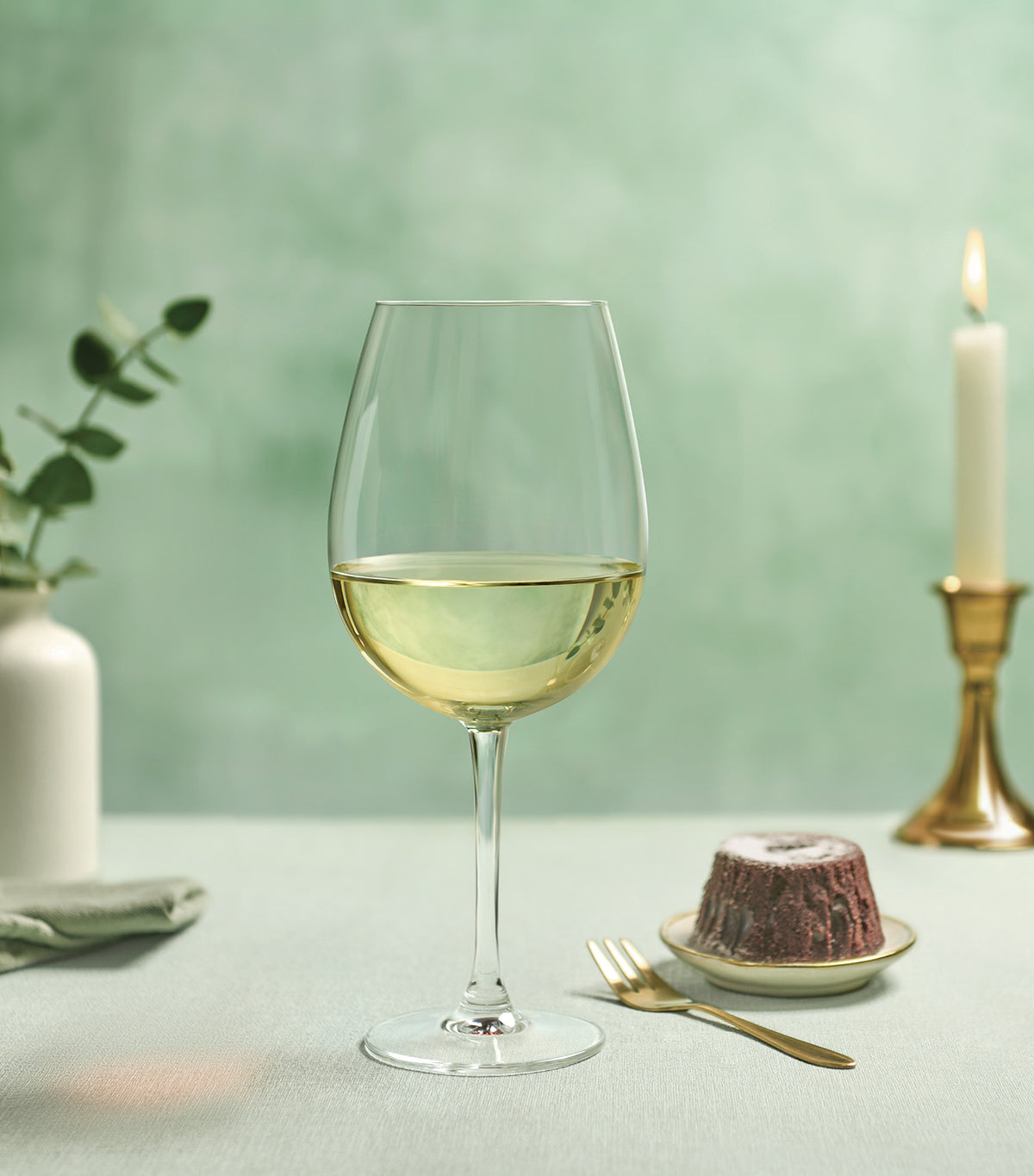 Imenso White Wine Glass 74cl Set of 2 Transparent