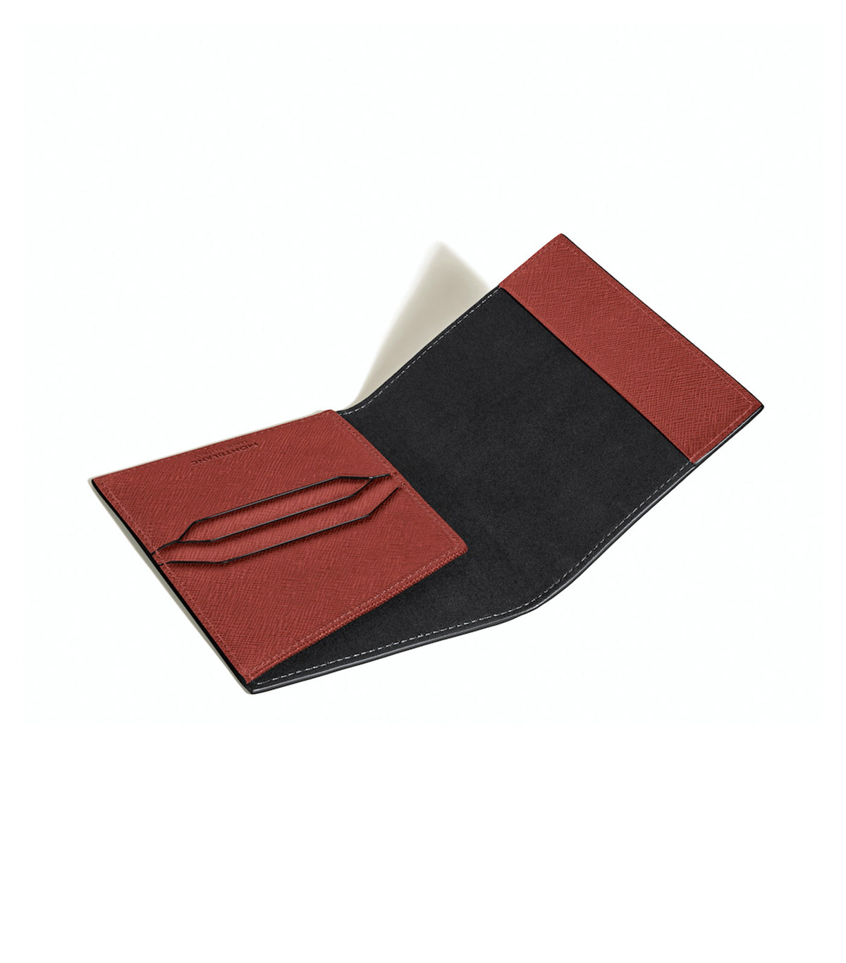 Passport Holder in Sartorial Leather Red