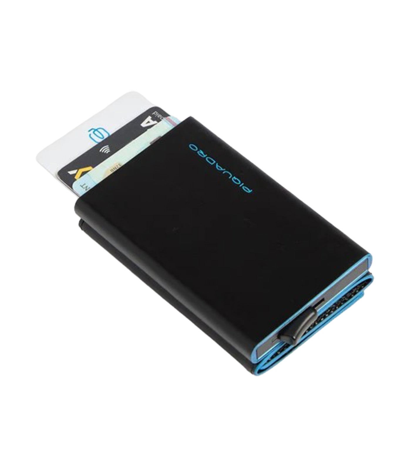 Pop-Up Wallet with Money Pocket Black