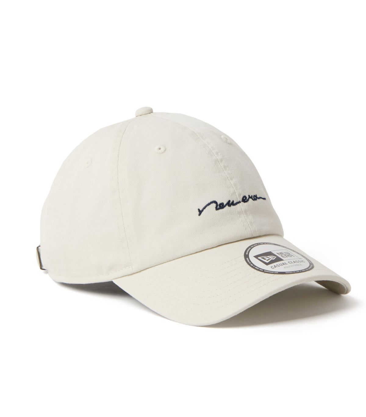 Handwritten Logo Casual Classic Cap Ivory