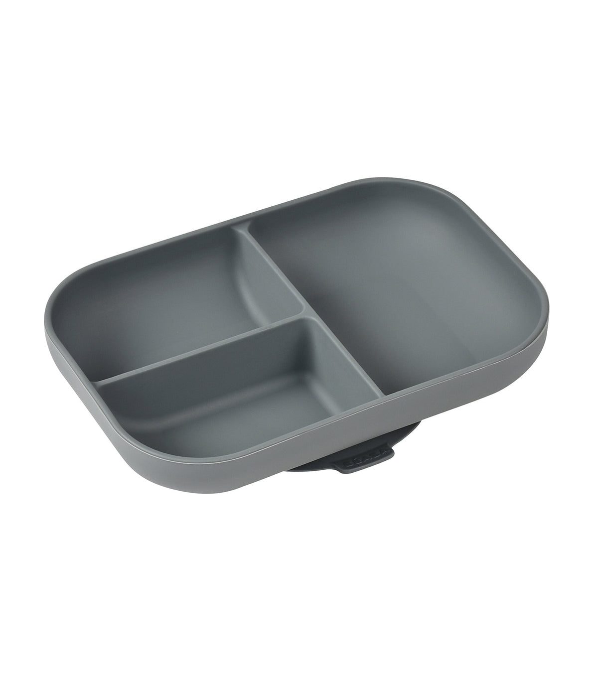 Divided Suction Plate Mineral Gray