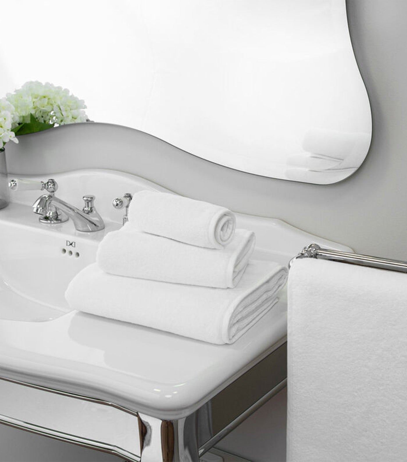 Plush Bath Sheet White