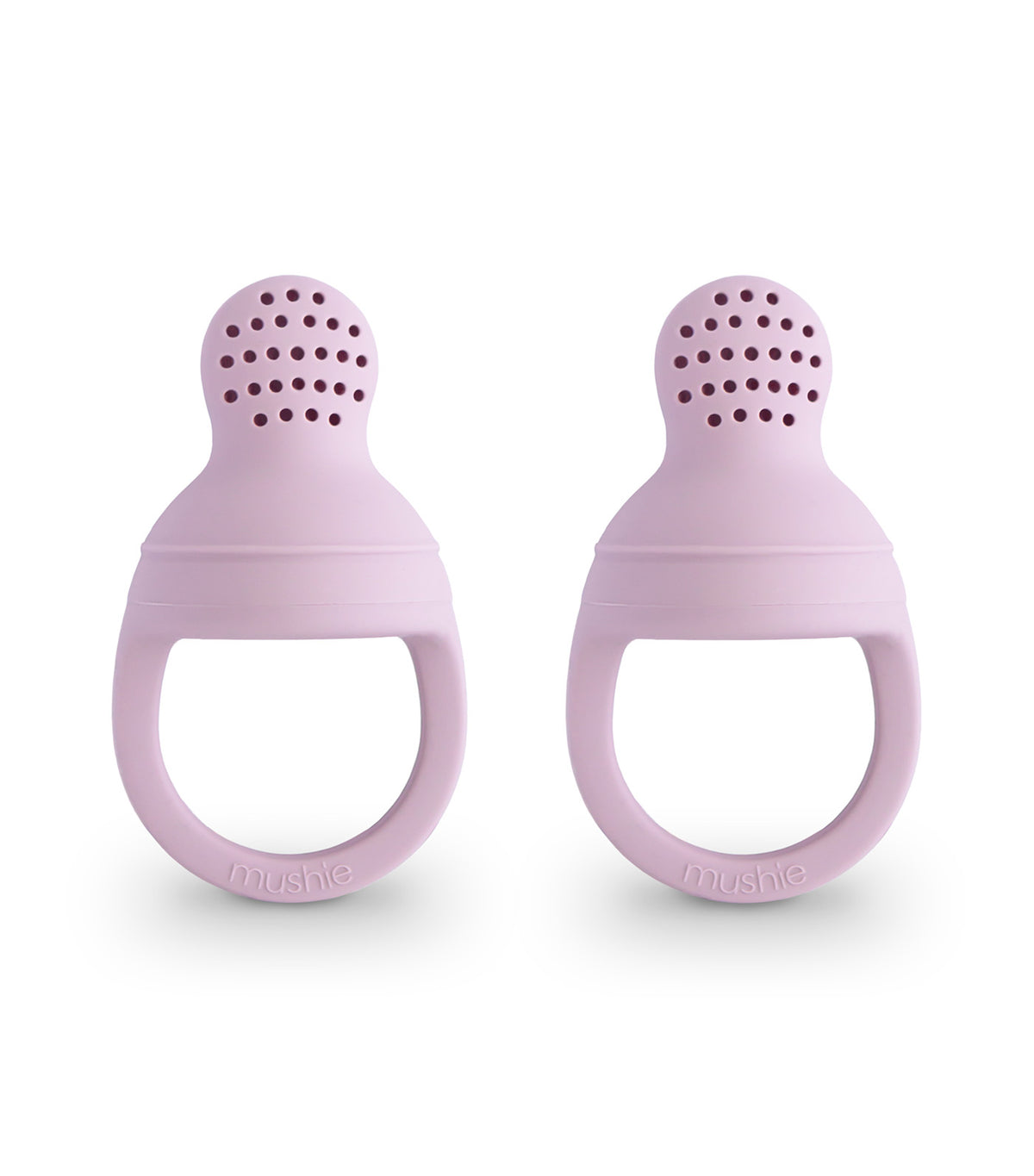 2-Pack Silicone Fresh Food Feeder Soft Lilac