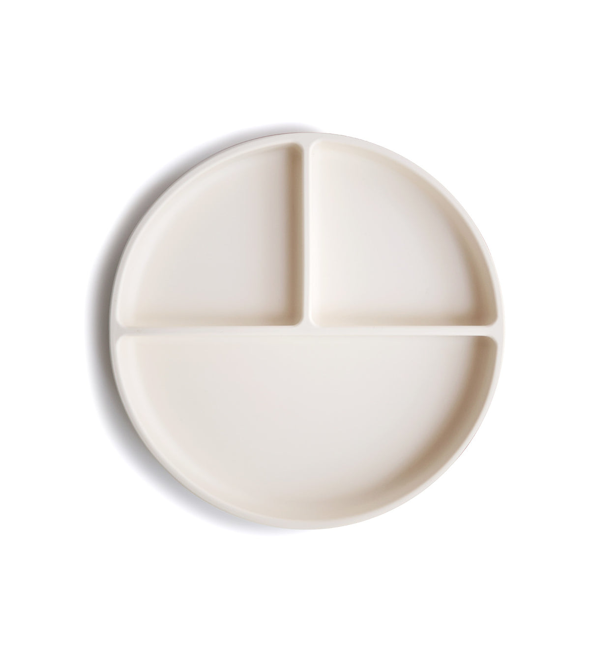 Silicone Plate Ivory
