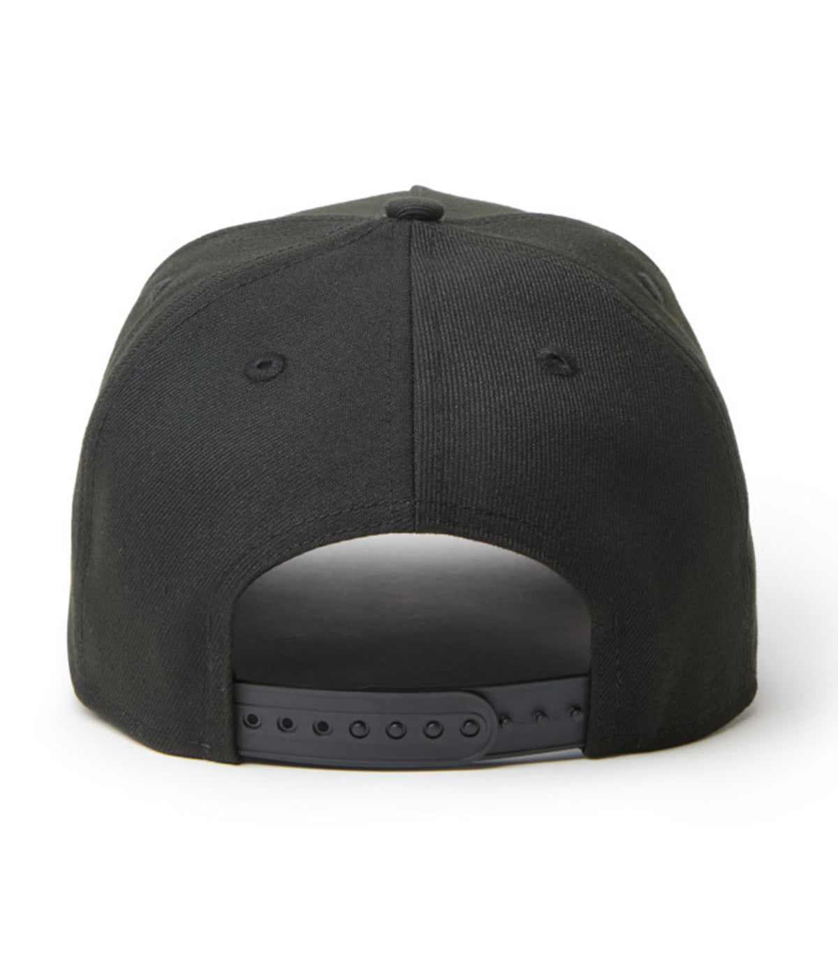 Wordmark Brand Name Logo 9FORTY A-Frame Snapback Cap Black