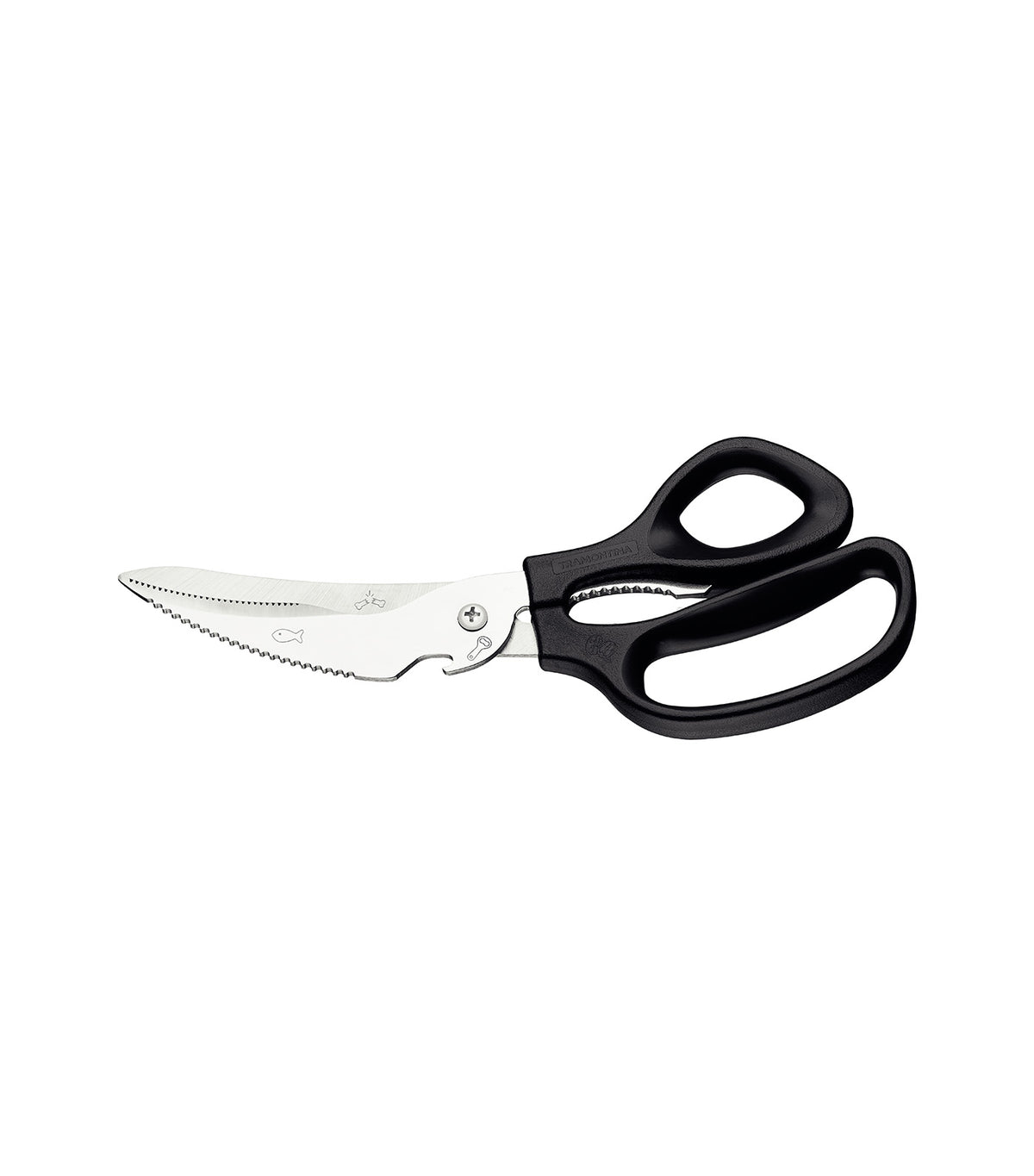 Supercort Poultry Scissor 8in Black