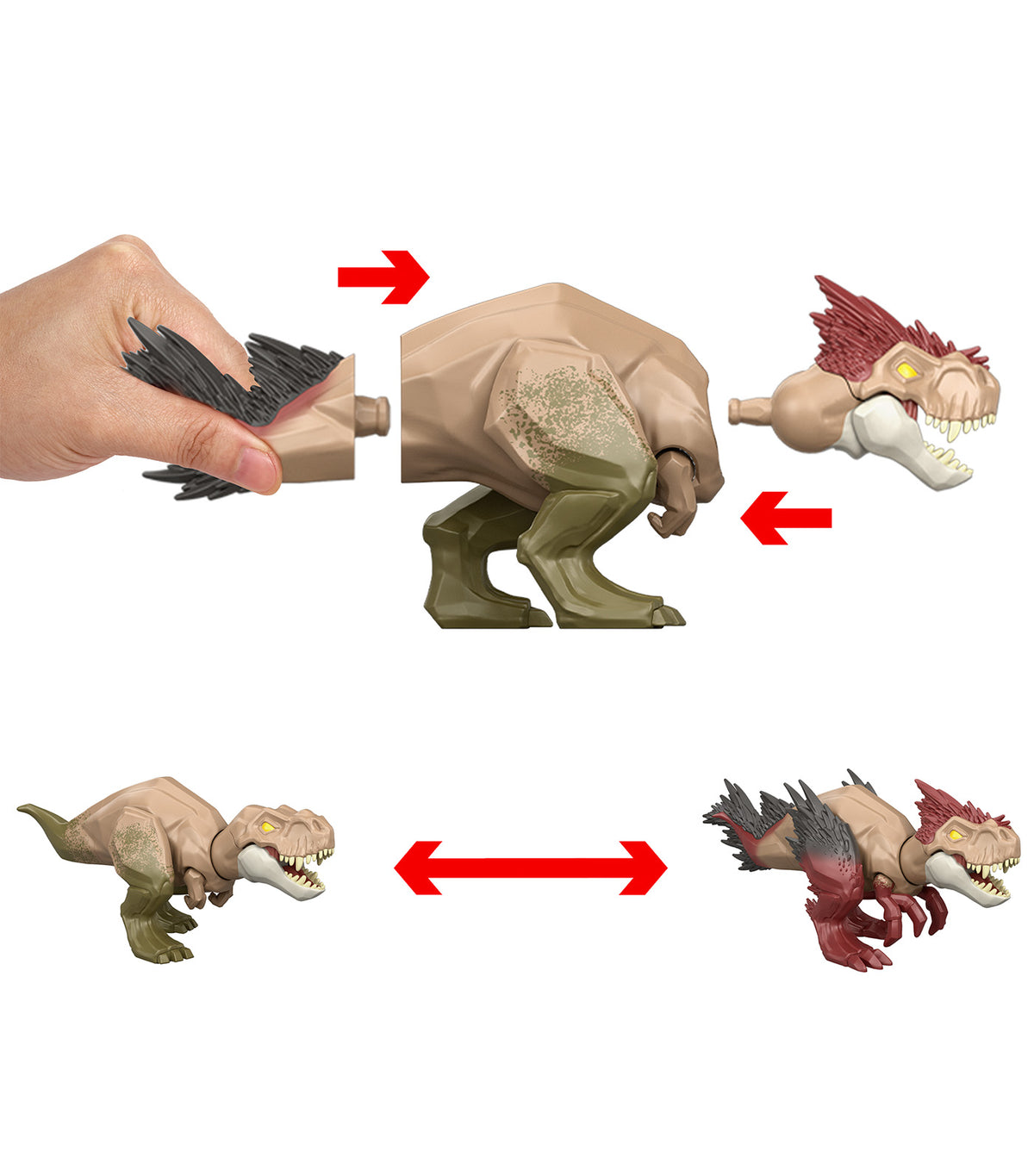 Mayhem Mix Ups T-Rex Dino