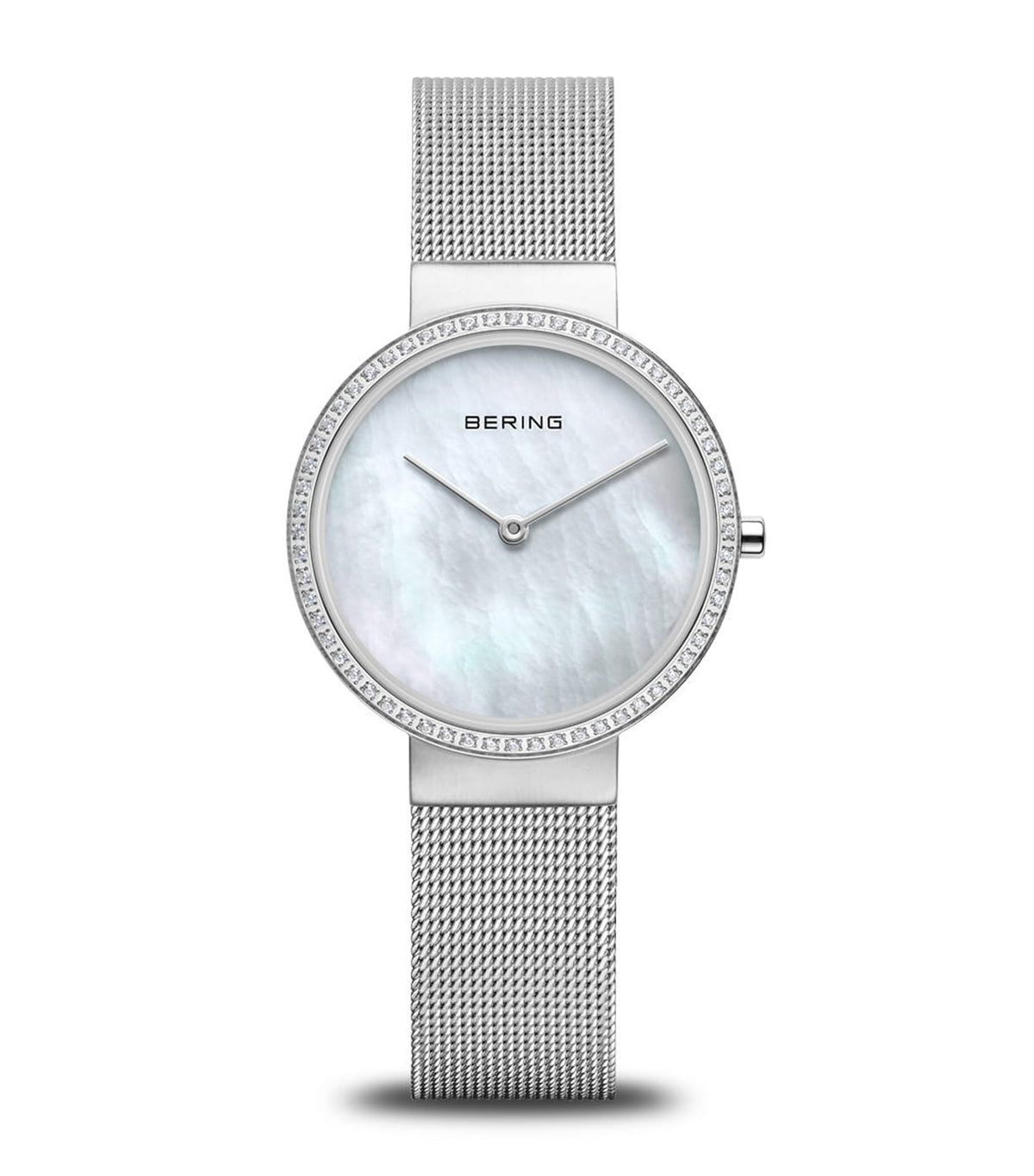 14531-004 Women's Steel Mesh MOP Dial Watch Silver