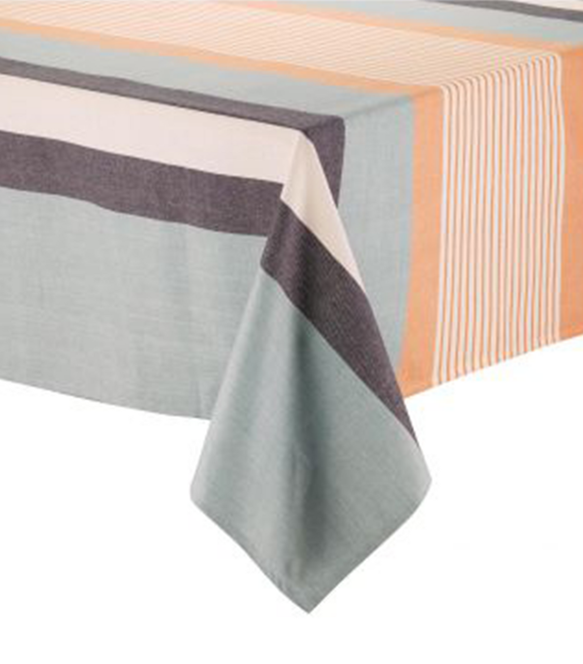 Yuna Recycled Tablecloth with Coating Azur