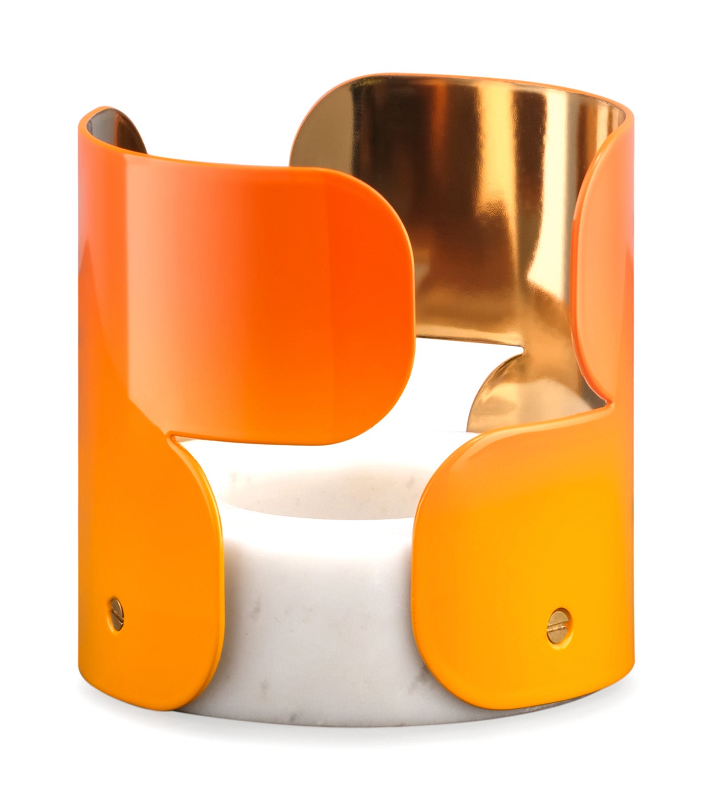 Stardust Candle Holder Yellow