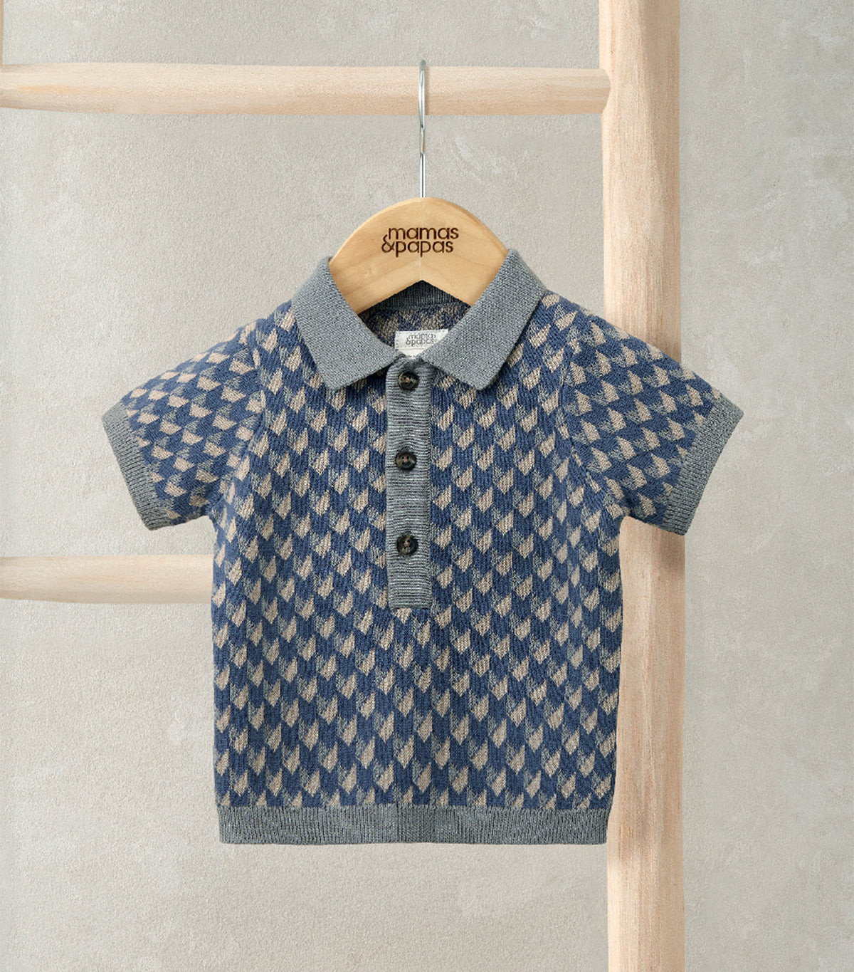 Short Sleeve Knit Polo
