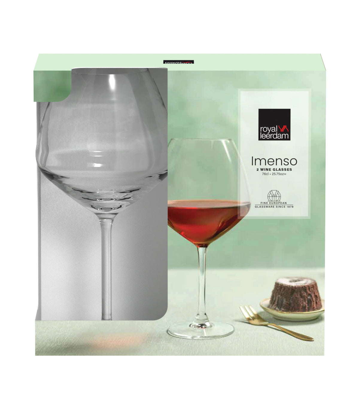 Imenso Red Wine Glass 76cl Set of 2 Transparent