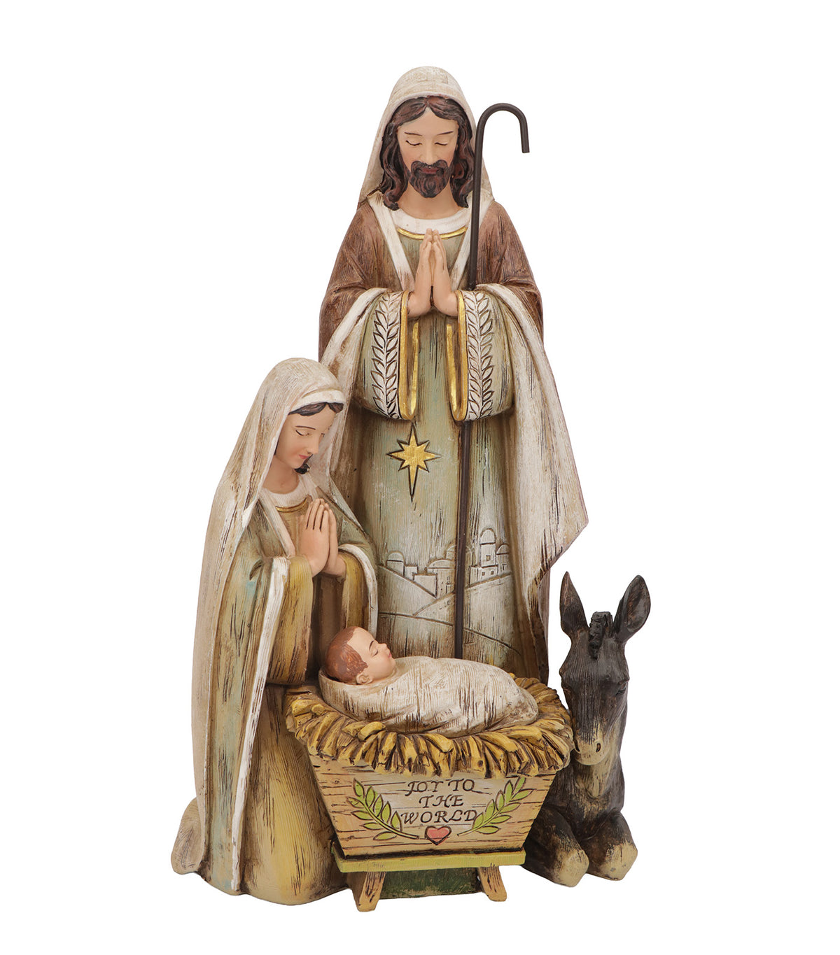 10.7in Nativity Figure Resin