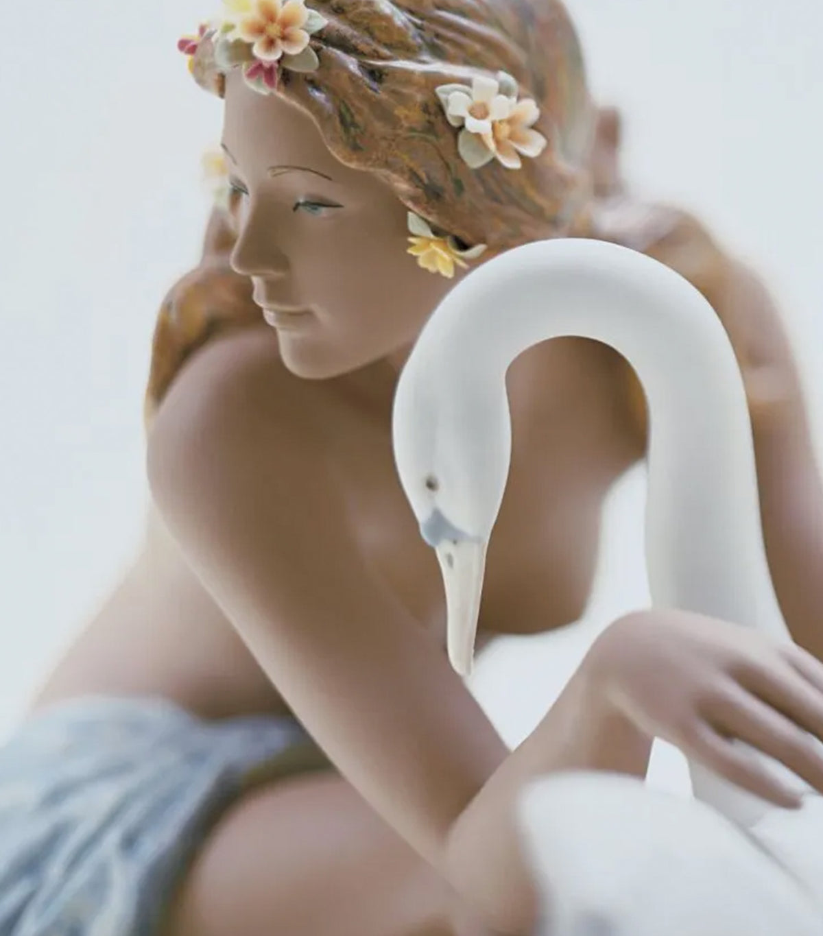 Leda and The Swan Figurine