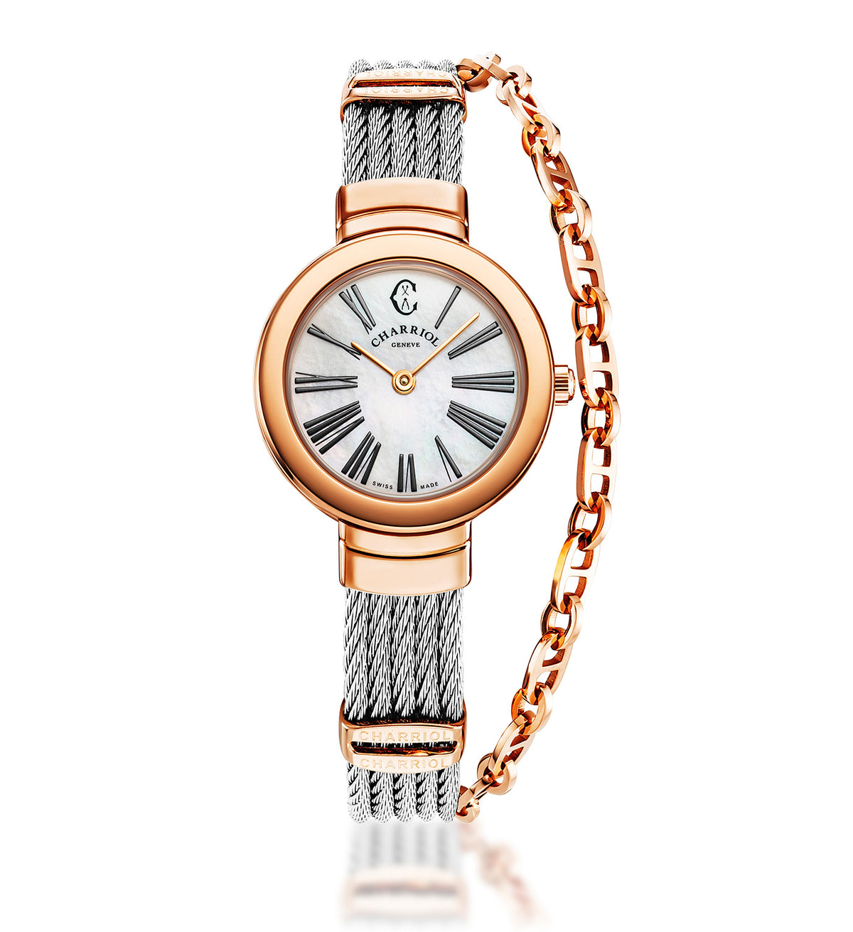 St. Tropez Watch 25mm Stainless Steel and Rose Gold