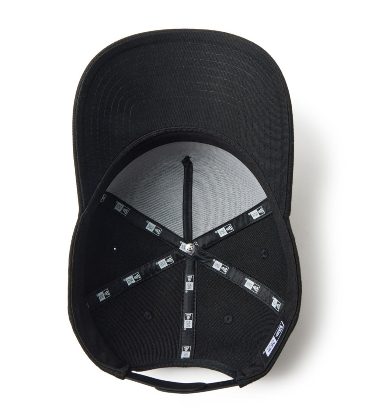 1920 Metal Flag 9FORTY A-Frame Snapback Cap Black on Black