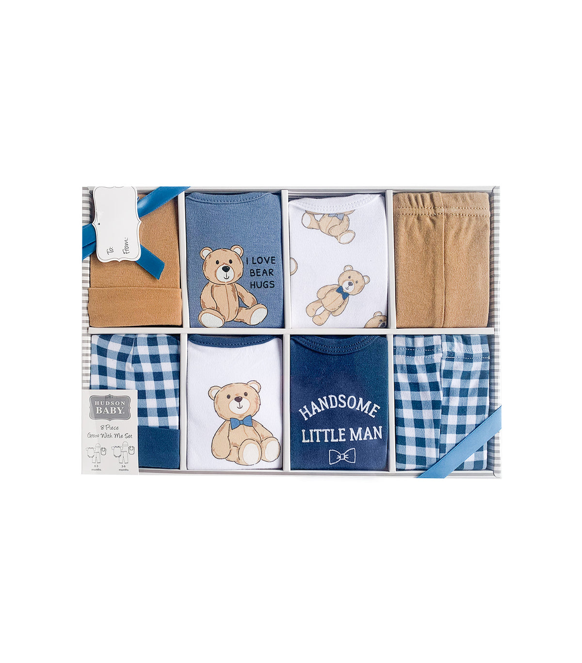 8pc Grow with Me Set Gentleman Bear