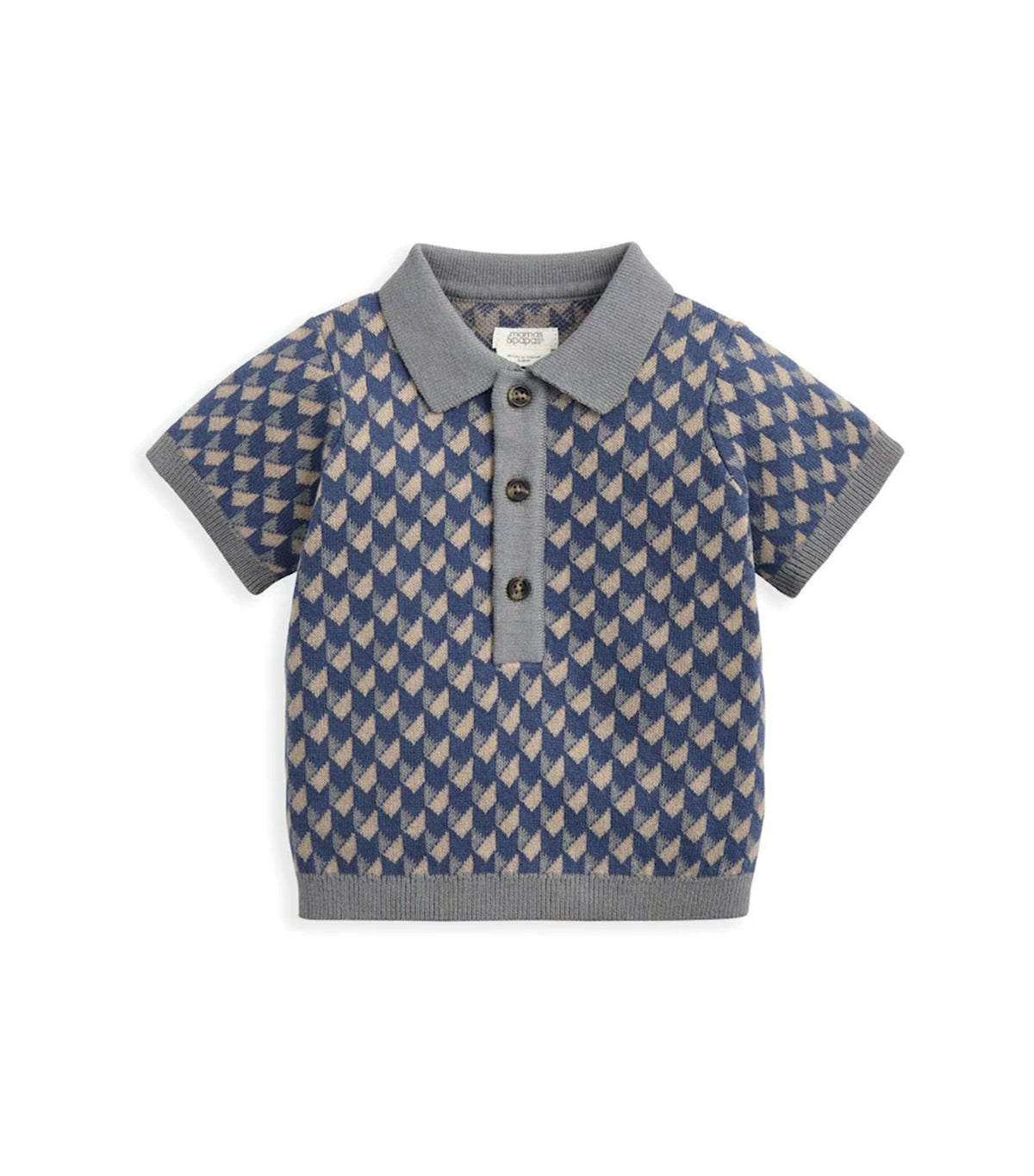 Short Sleeve Knit Polo
