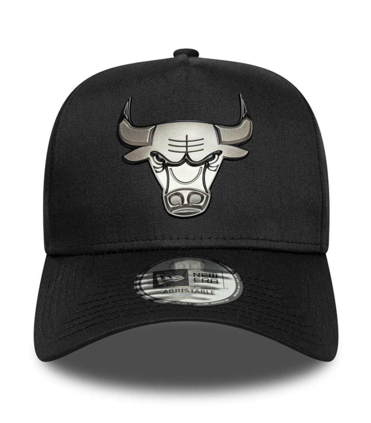 Chicago Bulls Metallic Frame 9FORTY E-Frame Adjustable Cap Black