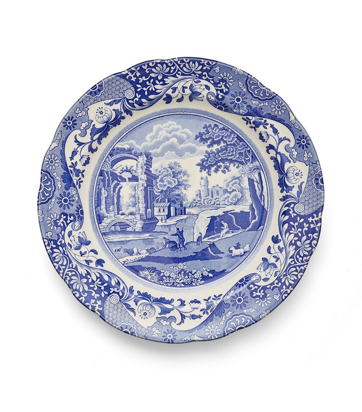 Blue Italian Plate Set of 4
