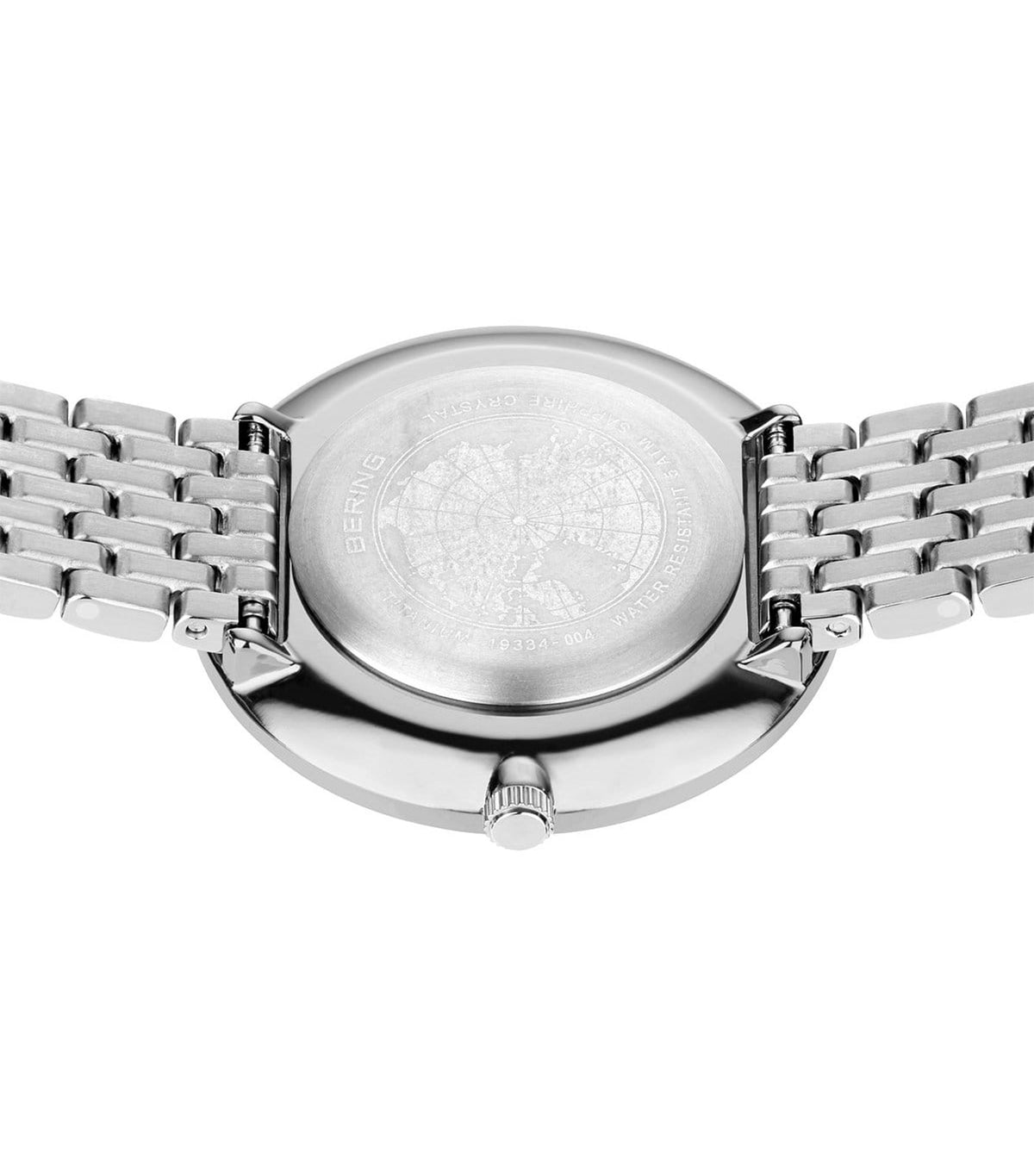 19334-004 Women's Titanium White Dial Quartz Watch Silver