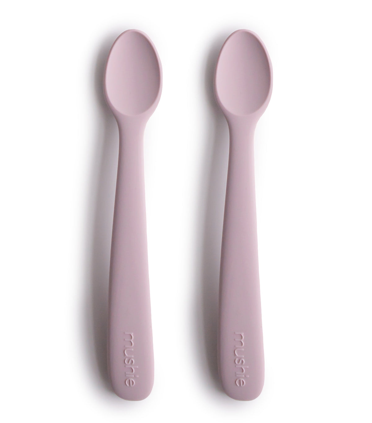 2-Pack Silicone Feeding Spoons Soft Lilac
