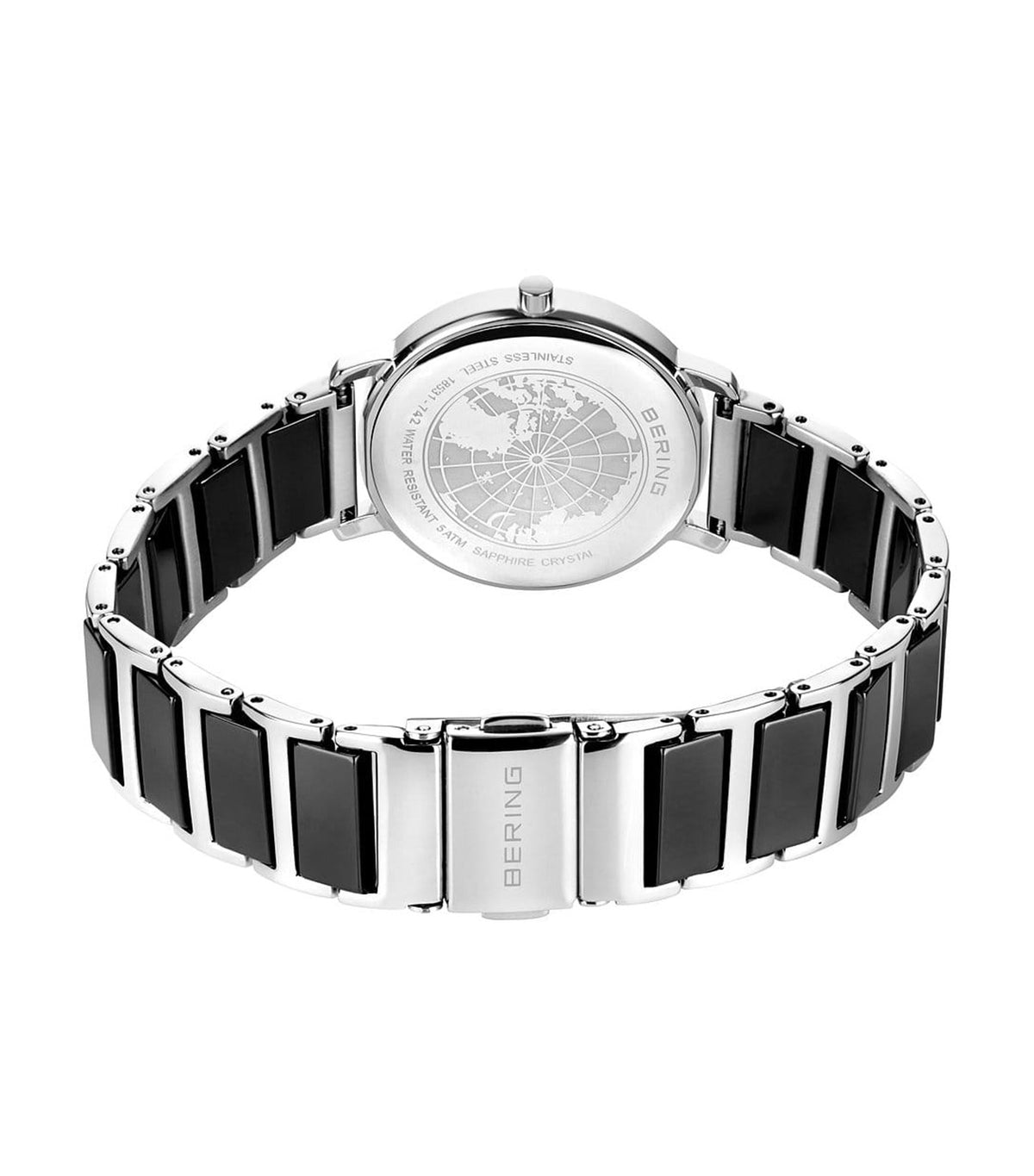 18531-742 Women's Ceramic Steel Watch Silver/Black
