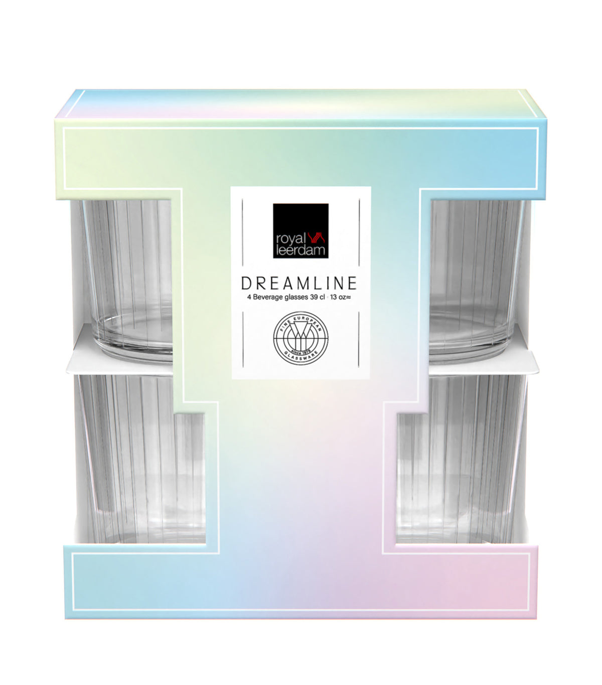 Dreamline Beverage Glass 39cl Set of 4 Clear