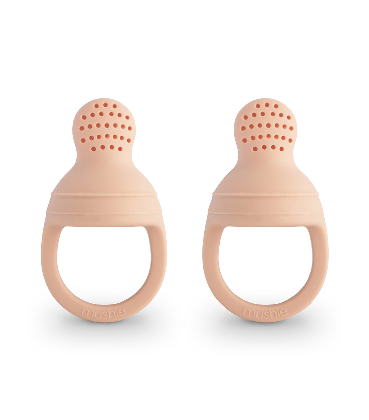 2-Pack Silicone Fresh Food Feeder Blush