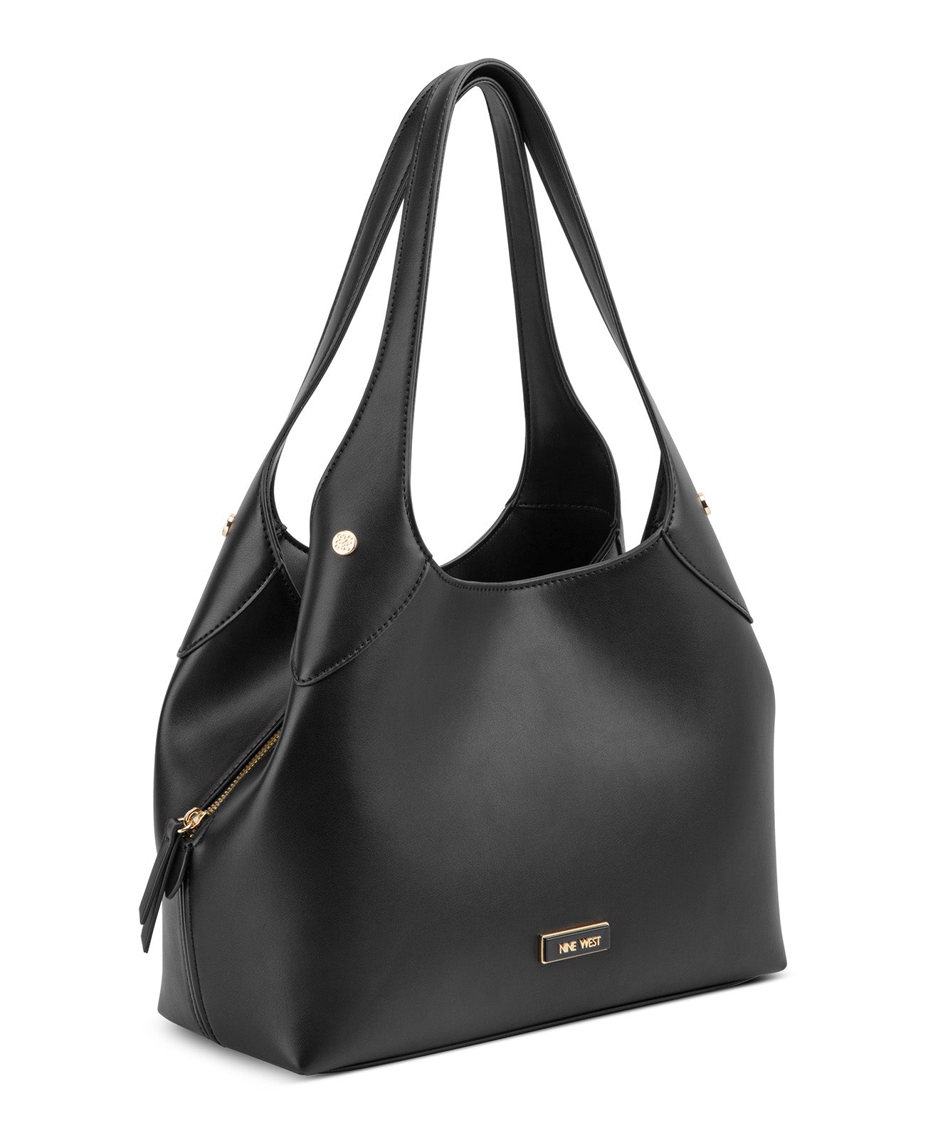 Eamon 3 Comp Shoulder Bag Black