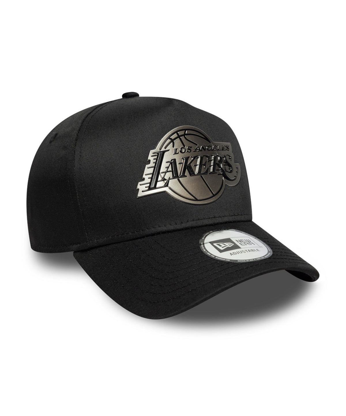 Los Angeles Lakers Metallic Frame 9FORTY E-Frame Adjustable Cap Black