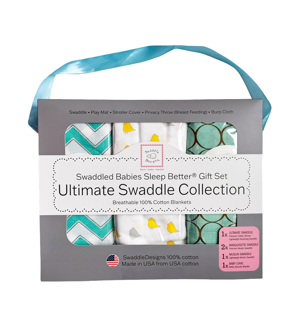 Babies Sleep Better® Ultimate Swaddle Collection Gift Set GR006
