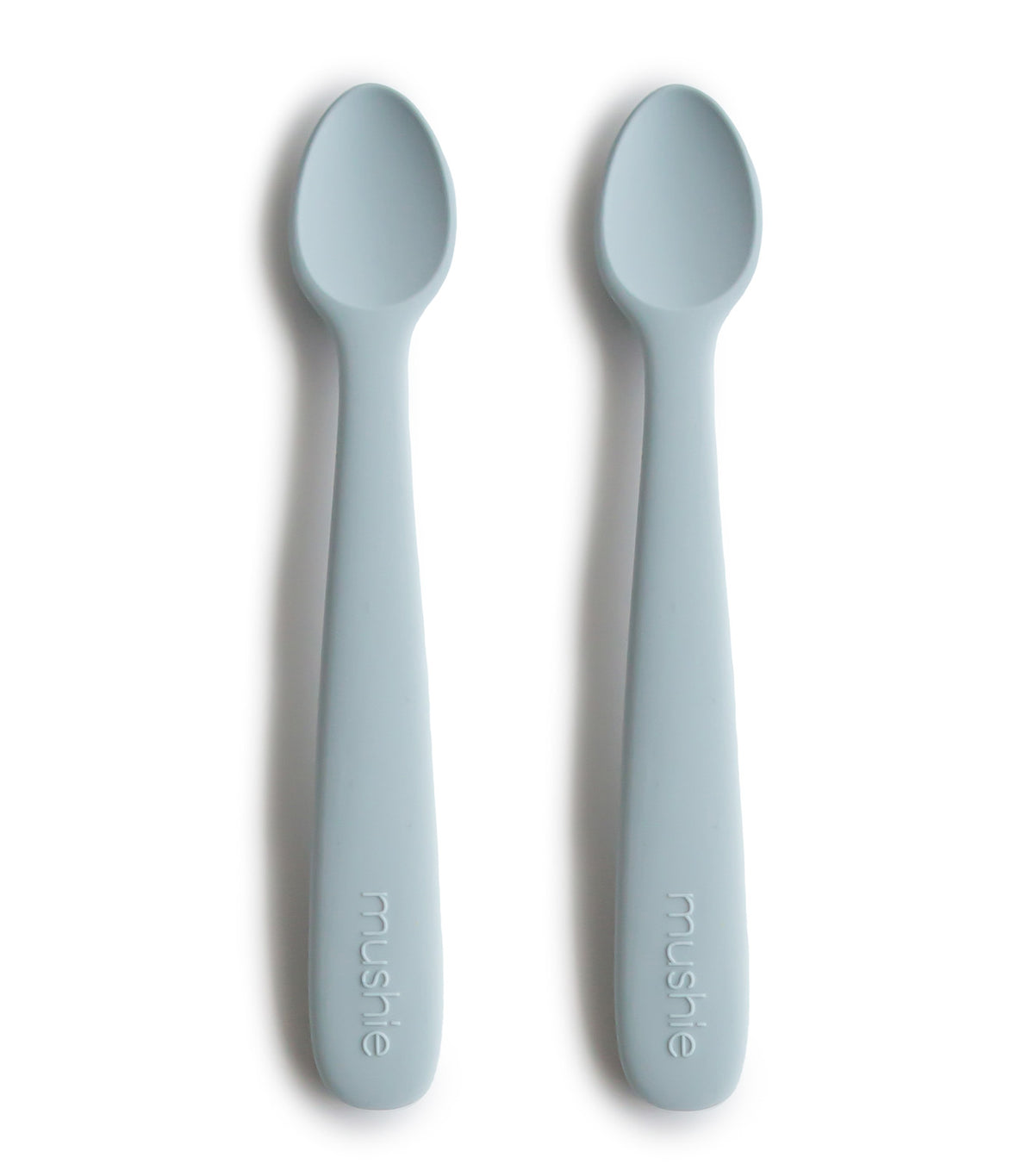 2-Pack Silicone Feeding Spoons Powder Blue