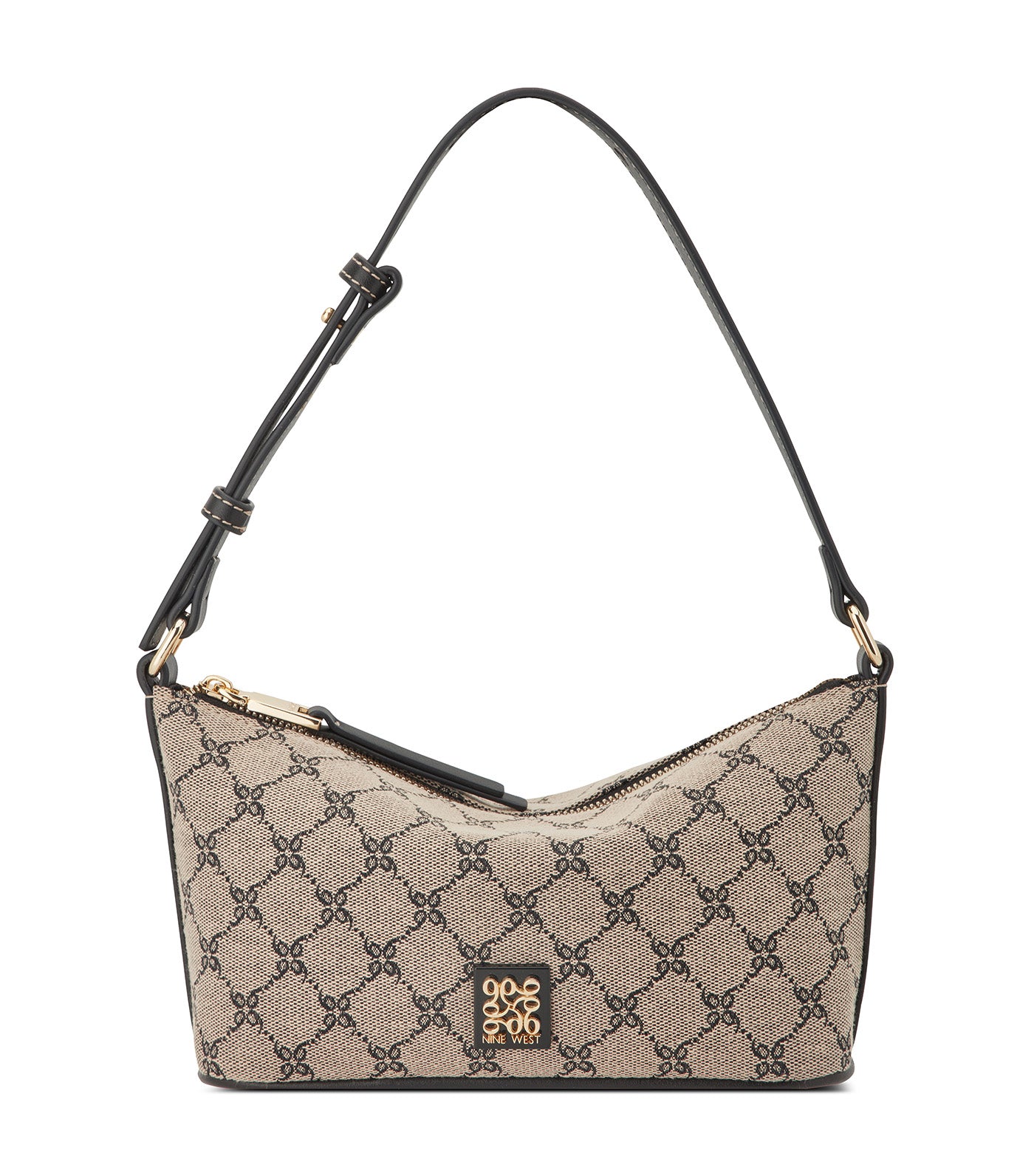 Anders Shoulder Bag Natural Logo/Black