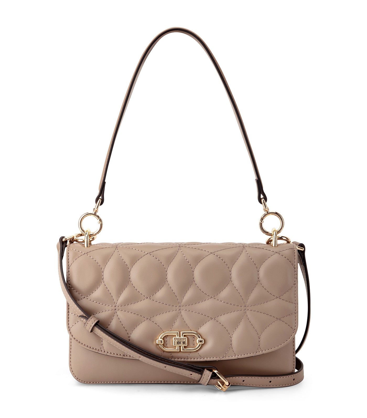 Kashton Convertible Shoulder Flap Dark Mushroom